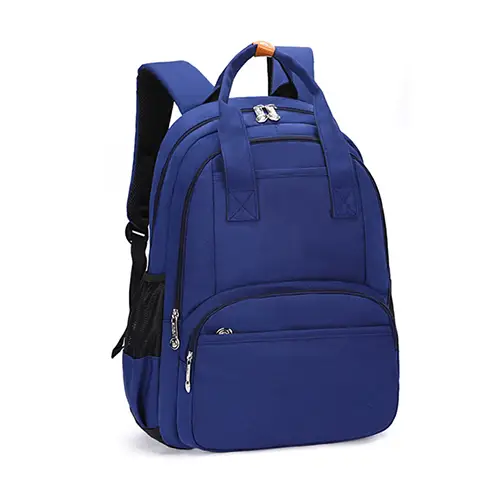 Spacious Multi-Pocket School Backpack with Customizable Logo